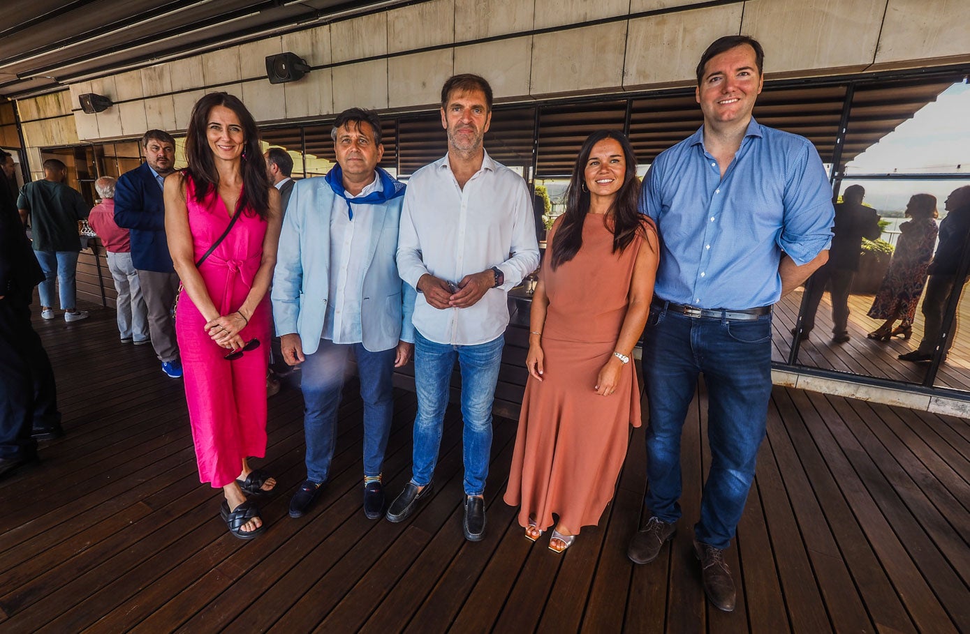 Marta Mena, Rubén Otero, Enrique Conde, Ana Calzada y Jesús Lastra. 