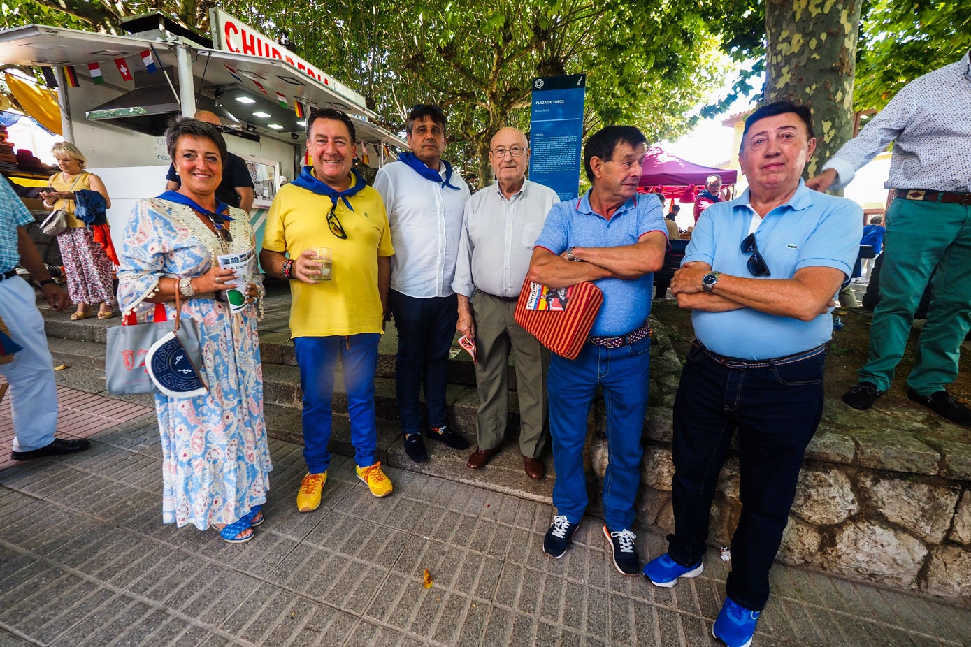 Cristina Gutiérrez, Poly Gutiérrez, Rubén Otero, José Manuel Gutiérrez, José Antonio González y Miguel Pérez.