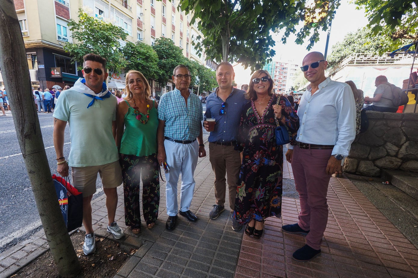 Marcos del Hoyo, Trini Mantecón, Nino Ortiz, Elías Diego, Balbanuz López y Luis Miguel Diego. 