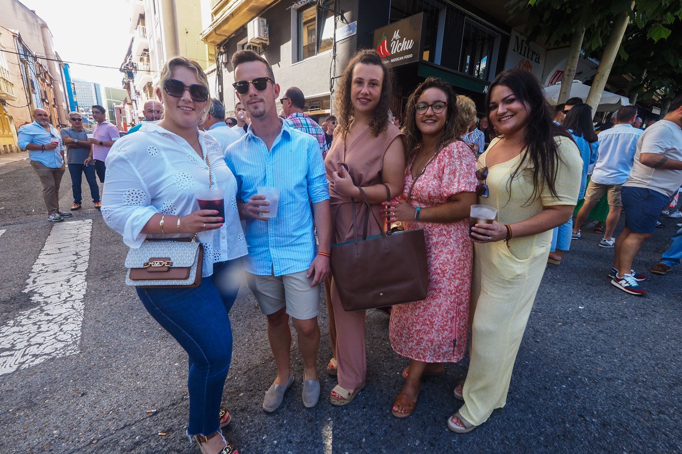 Jennifer Rasilla, Aarón González, Ana Folanco, Adara Sotos y Mónica Díaz.