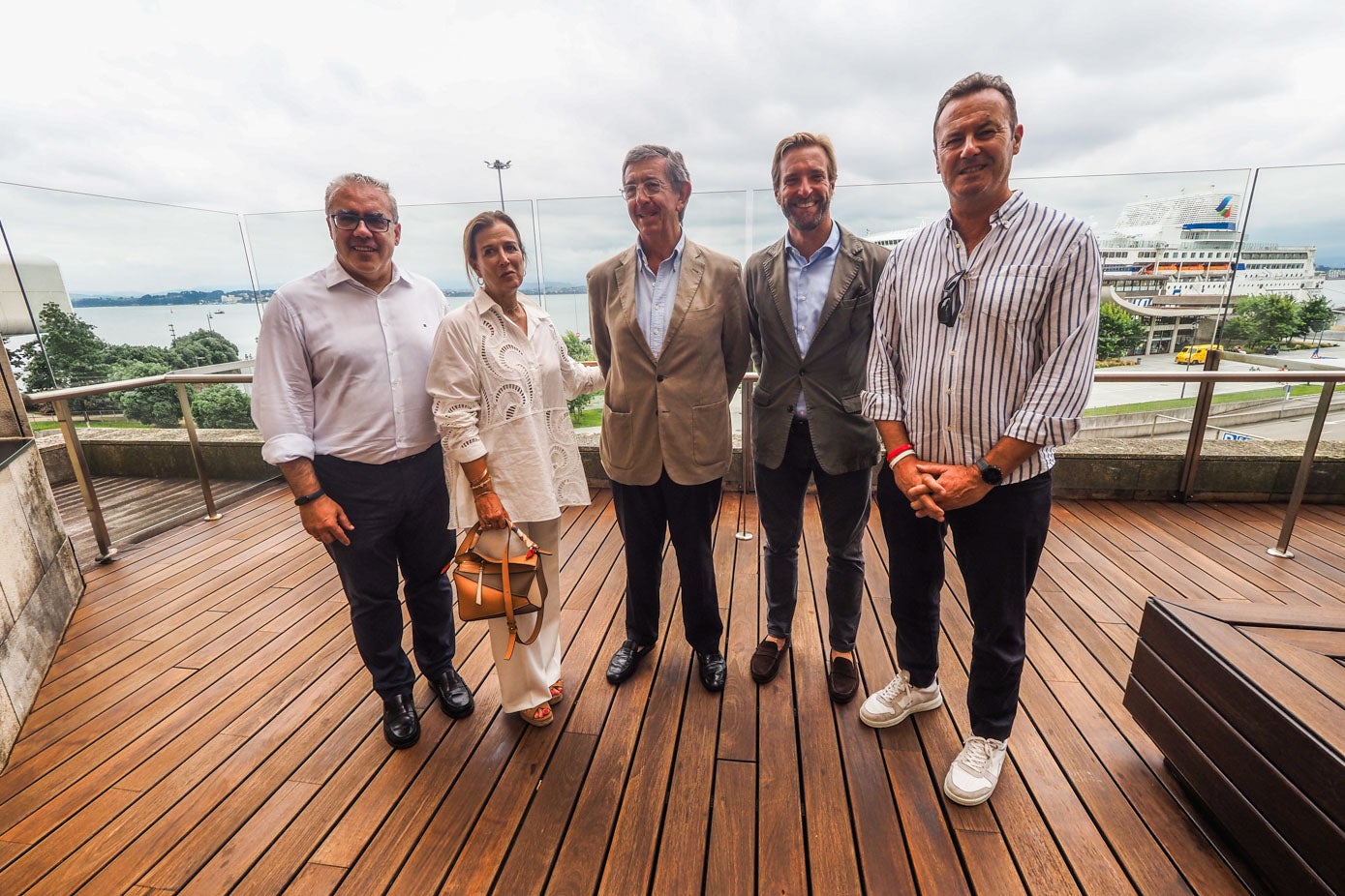 Pedro Hernando, Victoria Fernández, Luis Revenga, Felipe Piña y Guillermo Blanco.