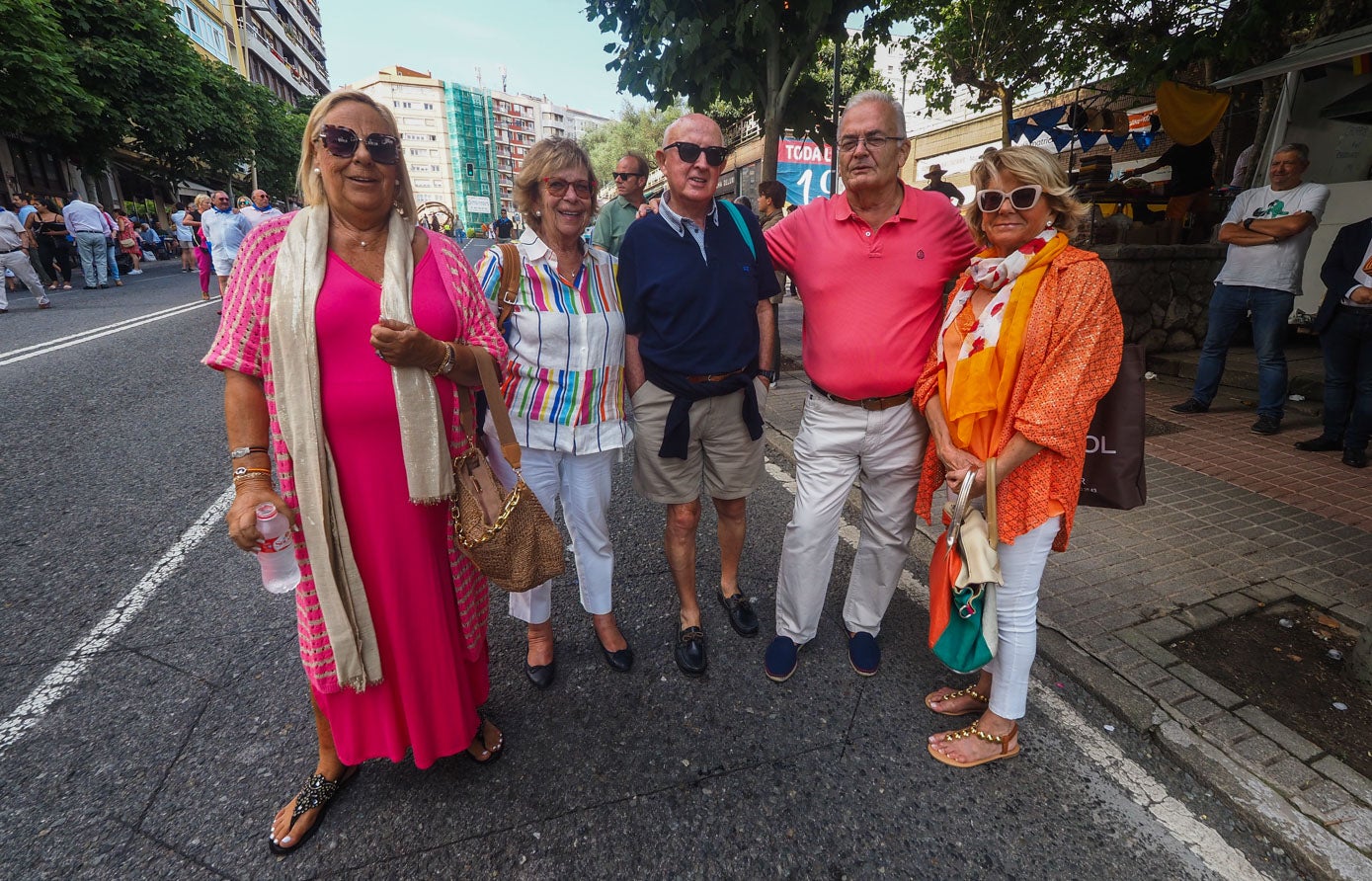 Luz Santos, Ana Rodríguez, Enrique Celorio, Juan José Maza y Margarita Maza.