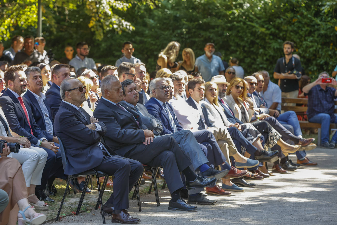 Los partidos del arco parlamentario estuvieron representados en Puente San Miguel.