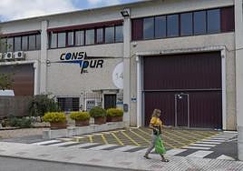 Instalaciones de la constructora Conspur en el Polígono de Morero, en la localidad de Guarnizo.