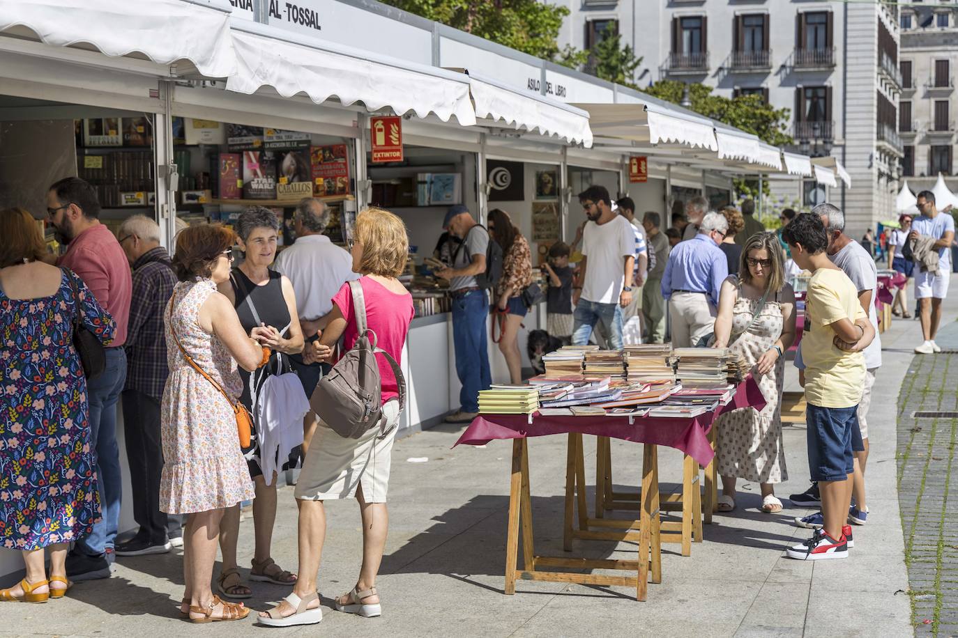 La apertura contó con un animado ambiente gracias al buen tiempo de la mañana.