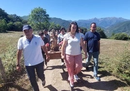 Procesión de este sábado de la Virgen.