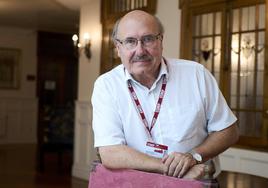 El director del Instituto de Astrofísica de Canarias, Rafael Rebolo, estuvo ayer en Santander.