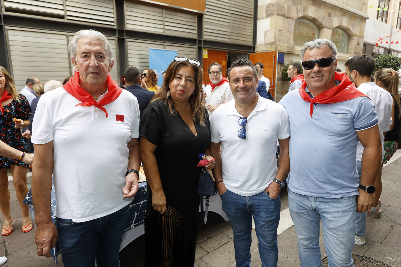 Emilio Puente, Eloísa Velarde, José Antonio Pelayo y Enrique Cruz.