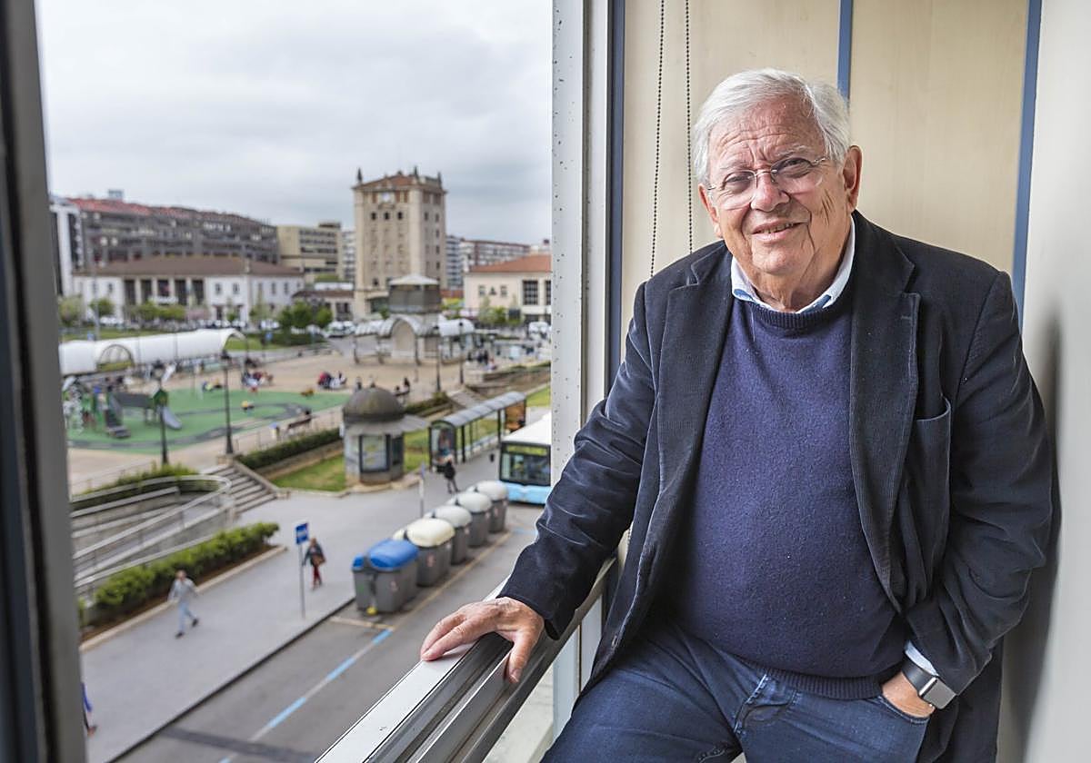 El periodista Fernando Jaúregui, en una de sus recientes visitas a Santander.