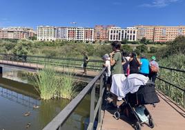 Imagen de la última salida organizada por Santander Capital Natural' en el Parque de Las Llamas.