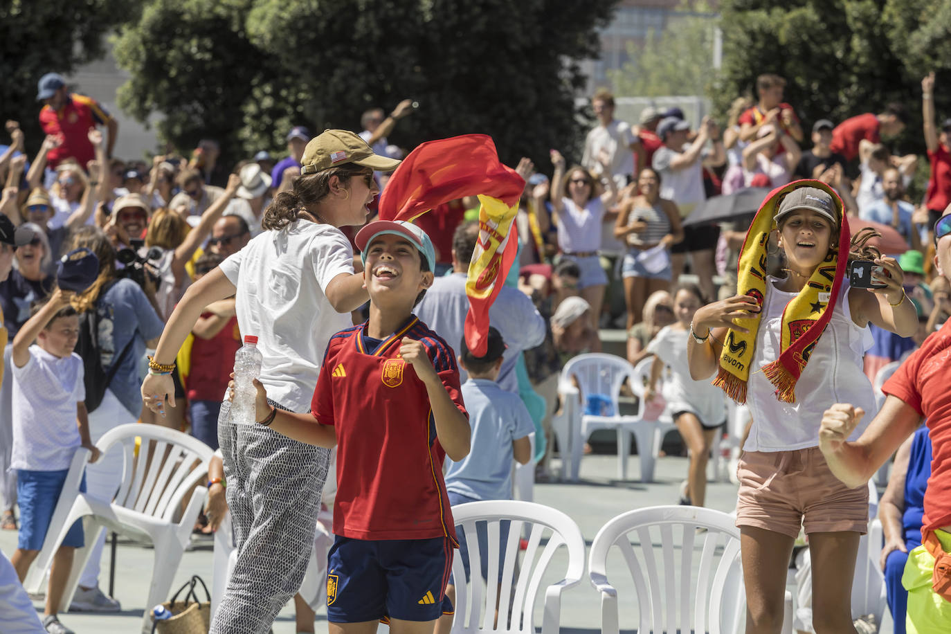 El júbilo reinó con el pitido final.