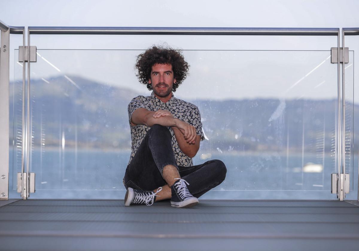 Iván Miñambres, ayer en el Centro Botín, donde se proyectó la película y habló con el público.