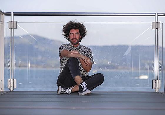 Iván Miñambres, ayer en el Centro Botín, donde se proyectó la película y habló con el público.