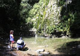 Cascada del Churrón de Borleña.