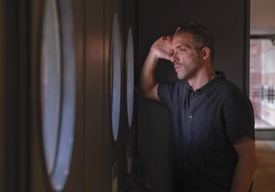 El director de orquesta Omer Meir Wellber, ayer en el Palacio de Festivales, antes del ensayo con la formación de Bremen.