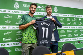 Andrés Martín, esta mañana junto a Mikel Martija.