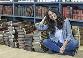 María Oruña, en el Ateneo de Santander, donde regresará este miércoles con su nuevo libro.