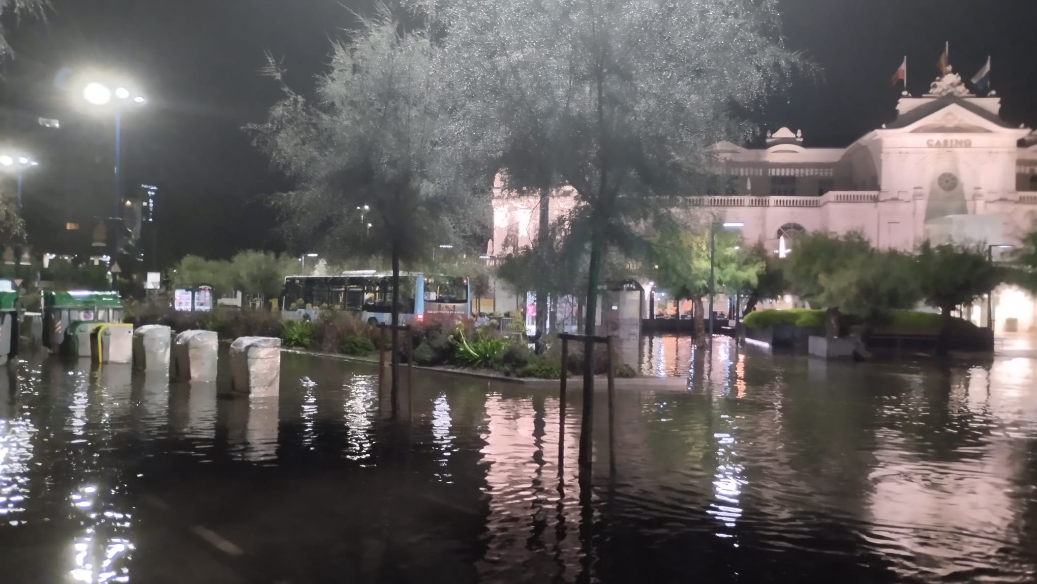 Los efectos de la tormenta en Santander, en imágenes