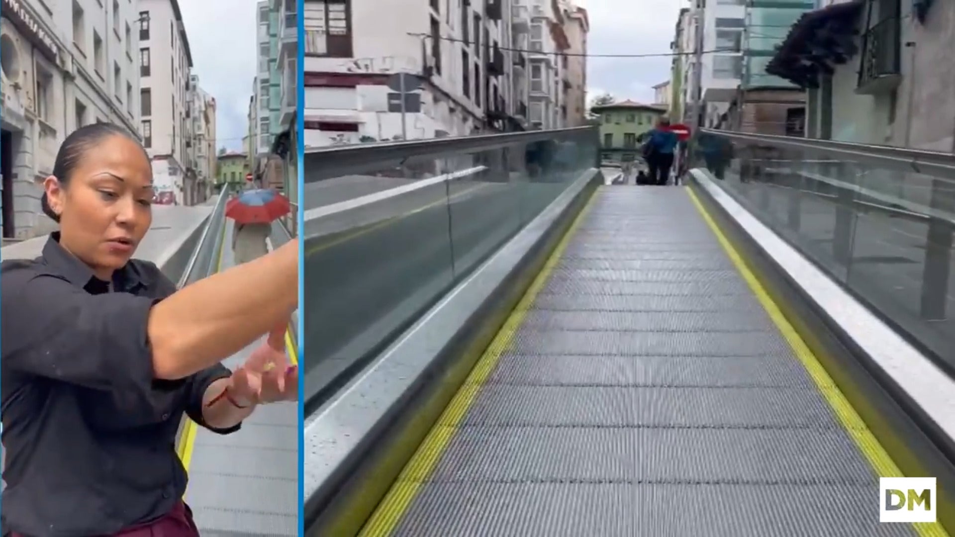 Accidente en las escaleras mecánicas de Magallanes