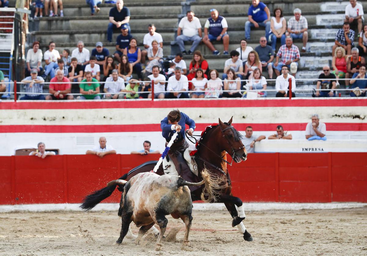 Sebastián Fernández, en el tercero de la tarde.