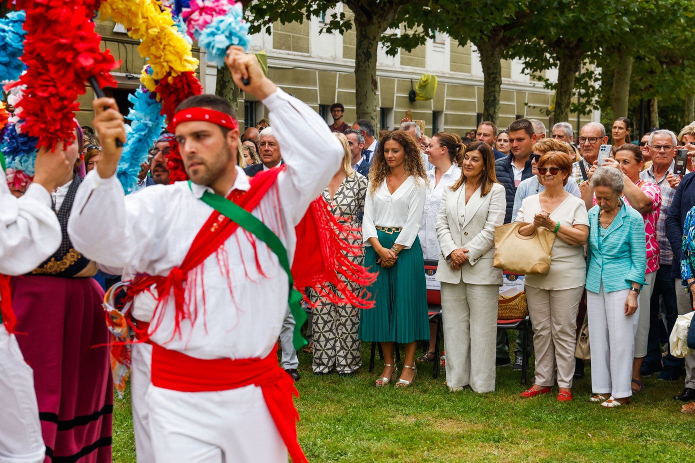 El folclore tradicional estuvo presente en la celebración.