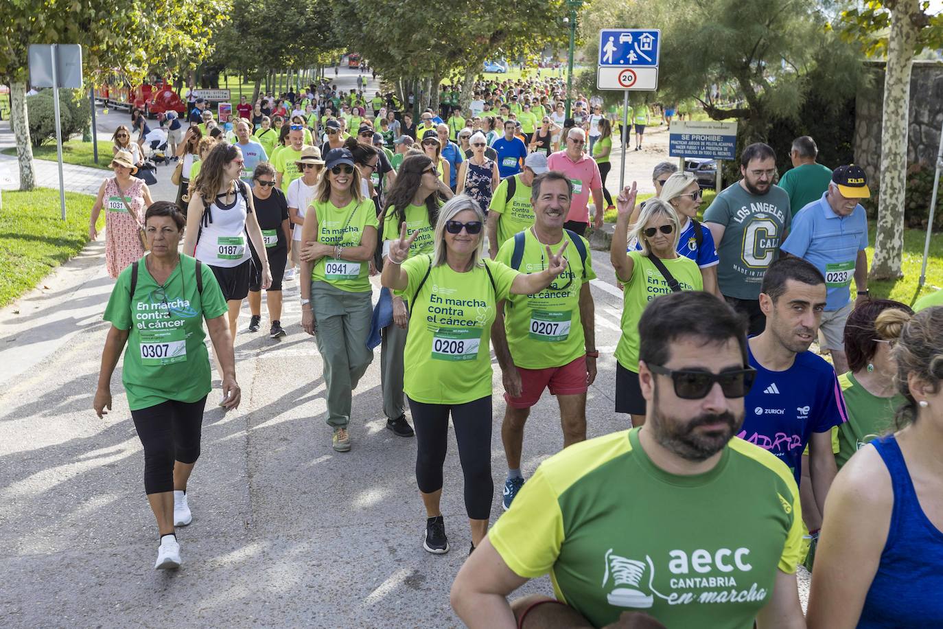 Una riada de personas con camisetas verdes llenó el recinto de La Magdalena.