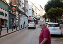 Calle Francisco Díaz de Torrelavega, una de las vías incluida dentro de la Zona de Bajas Emisiones.