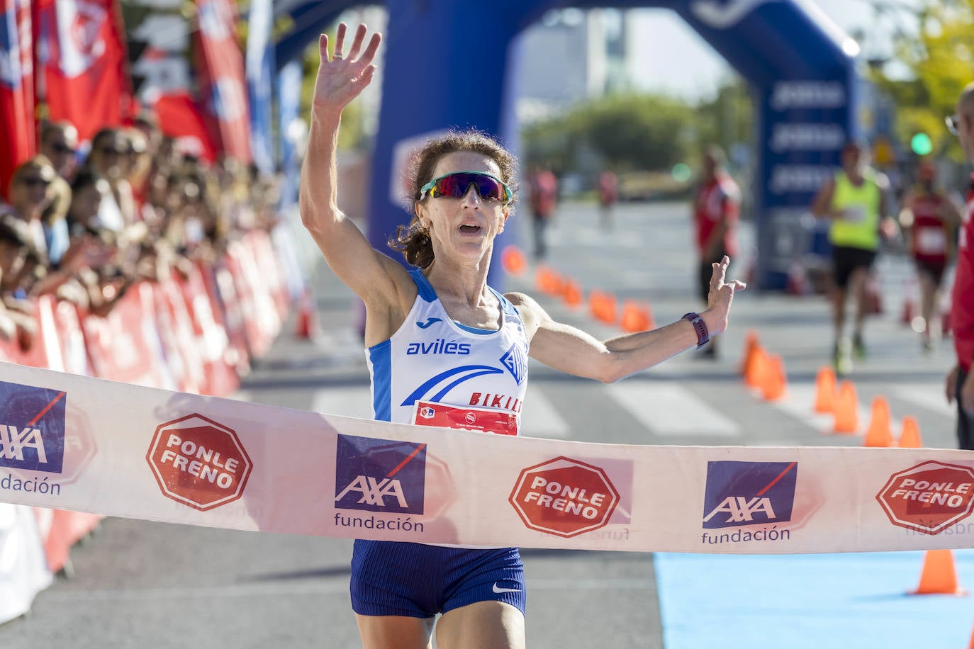 Blanca Mar Blanco, ganadora de la modalidad en 5 kilómetros