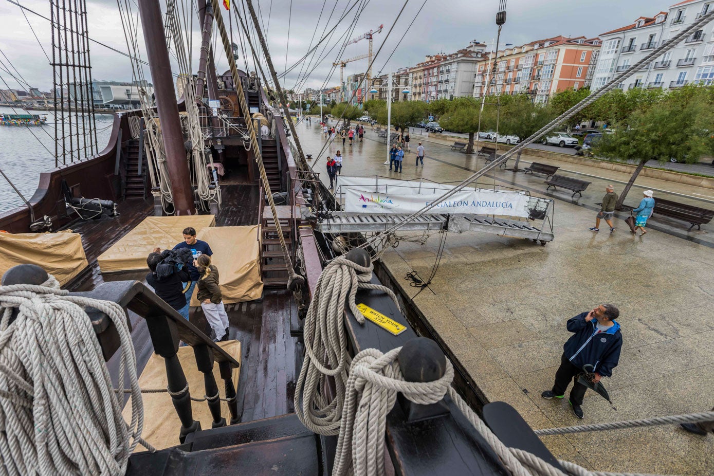 El Galeón Andalucía empezó a navegar en 2011.