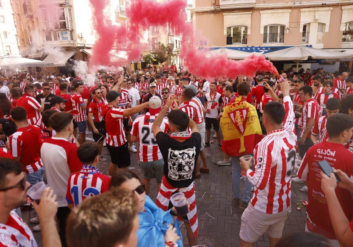 La previa del Racing-Sporting, en imágenes