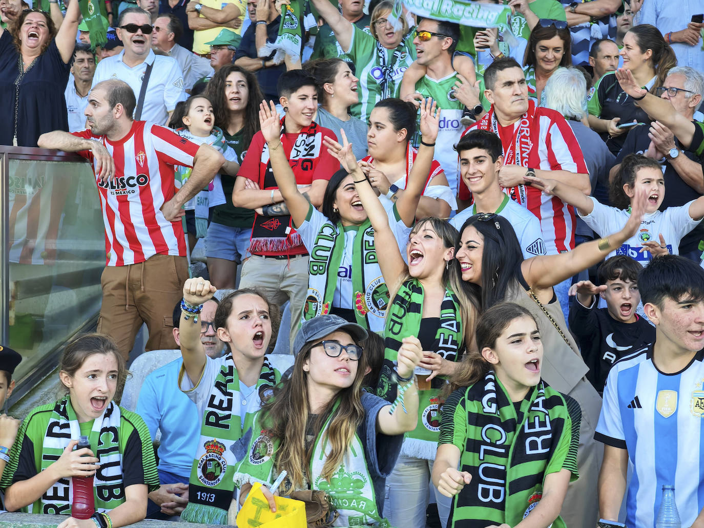 El Racing-Sporting, en imágenes