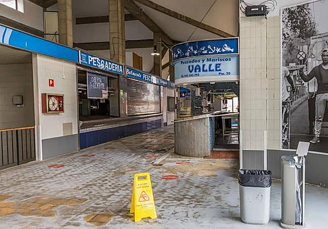 Fotografía tomada el pasado abril en el interior del mercado.