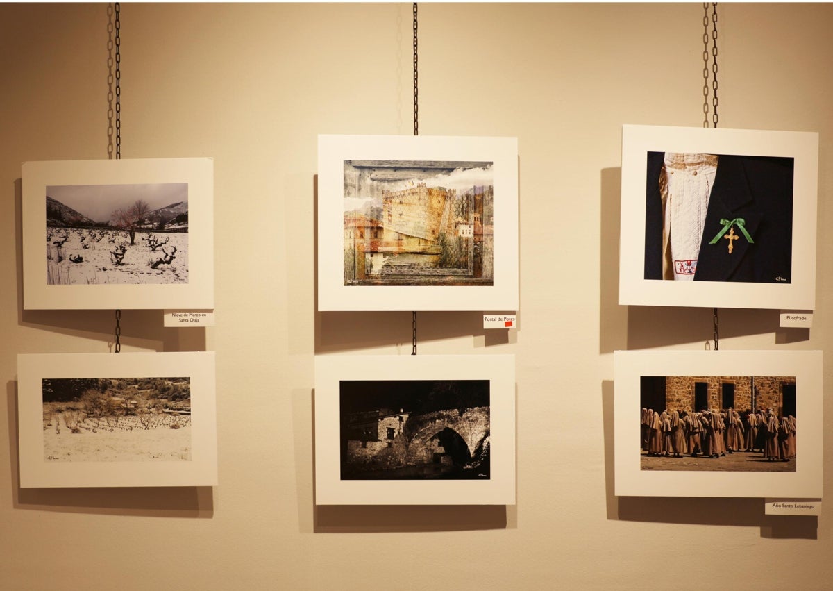 Imagen secundaria 1 - Fotografías que la autora lebaniega muestra en la exposición