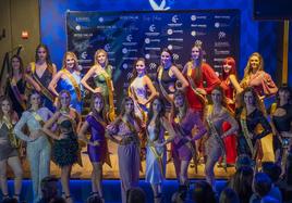 Foto de familia de las candidatas a representar a Cantabria en Miss Grand Spain.