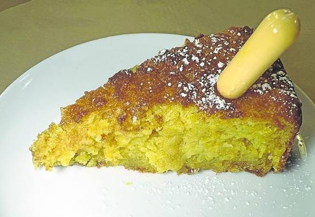 Tarta de elote.