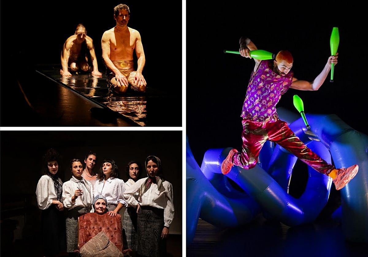 Catorce cuerpos de circo 'En la cuerda floja'