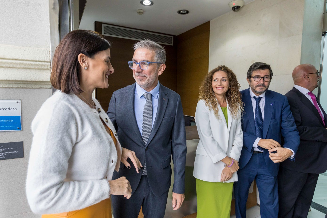 Gema Igual, César Díaz, Ainoa Quiñones,  Álvaro Rodríguez Dapena y César Pascual.