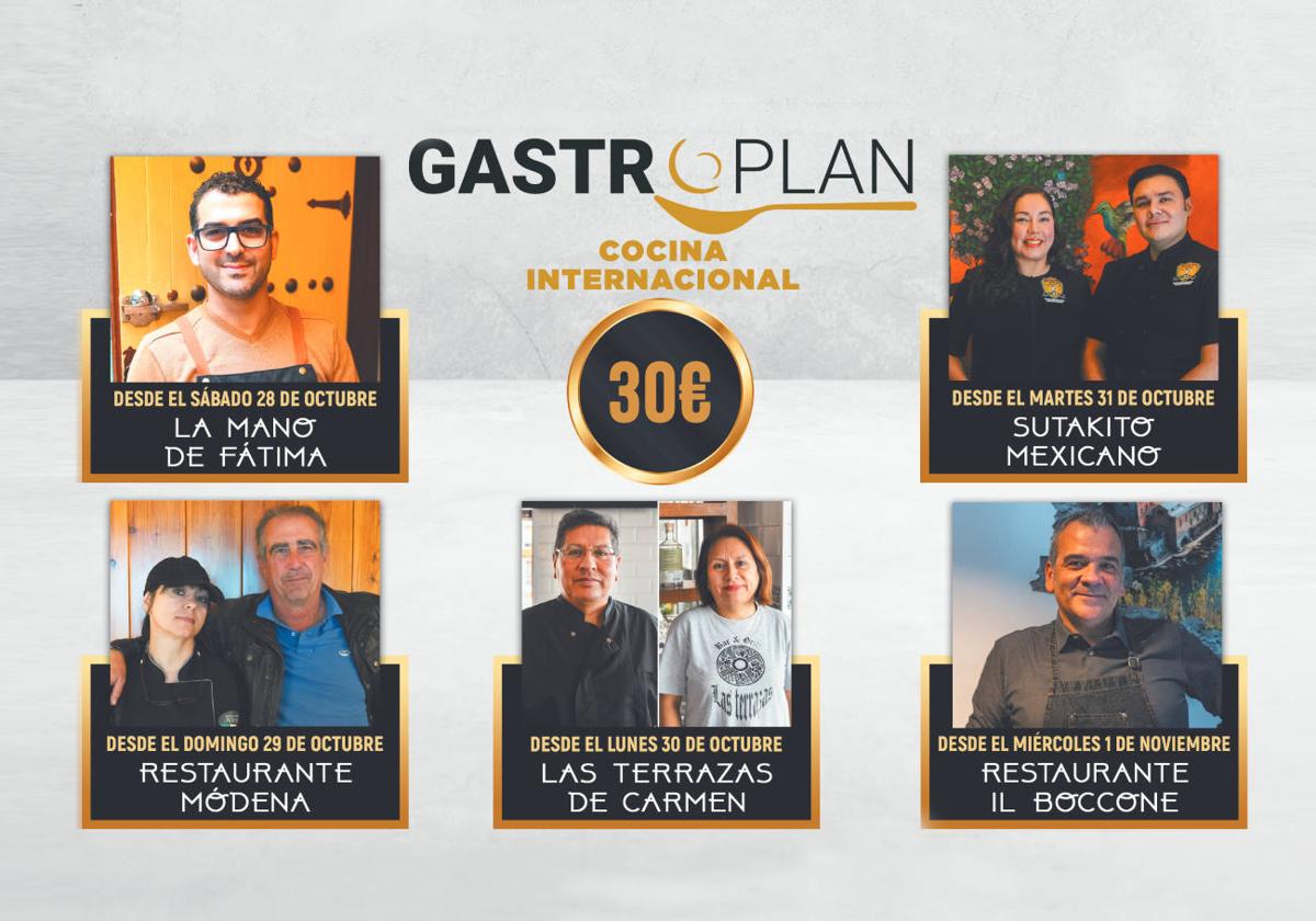 Gastroplan cocina internacional te llevará a un viaje alrededor del mundo sin salir de la ciudad