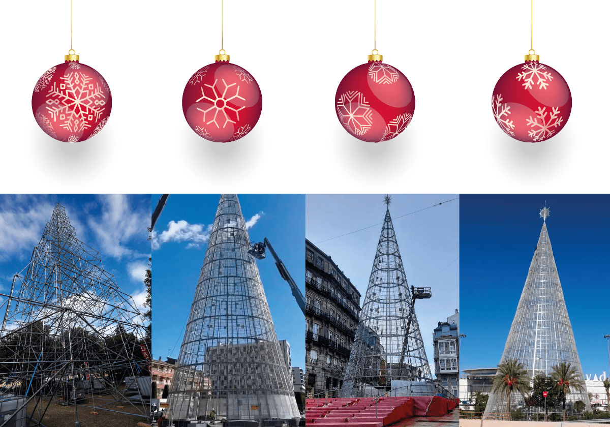 La batalla por el árbol de Navidad más alto