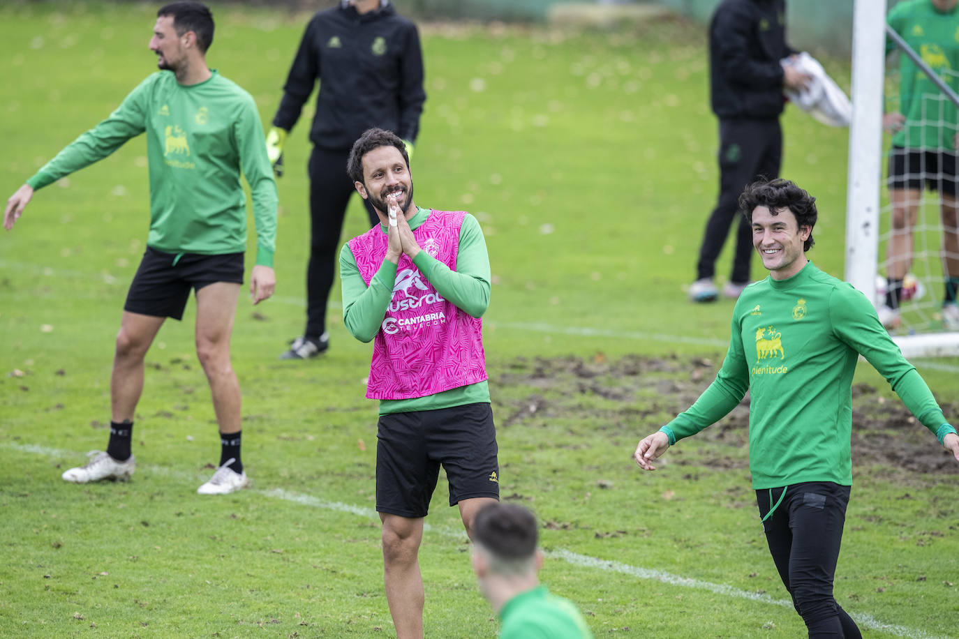 El Racing prepara el partido ante el Valladolid