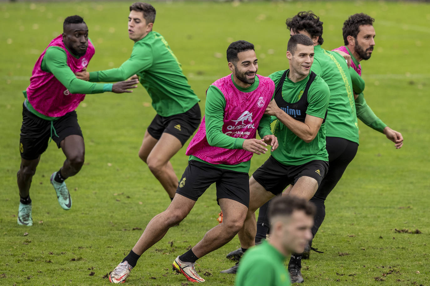 El Racing prepara el partido ante el Valladolid