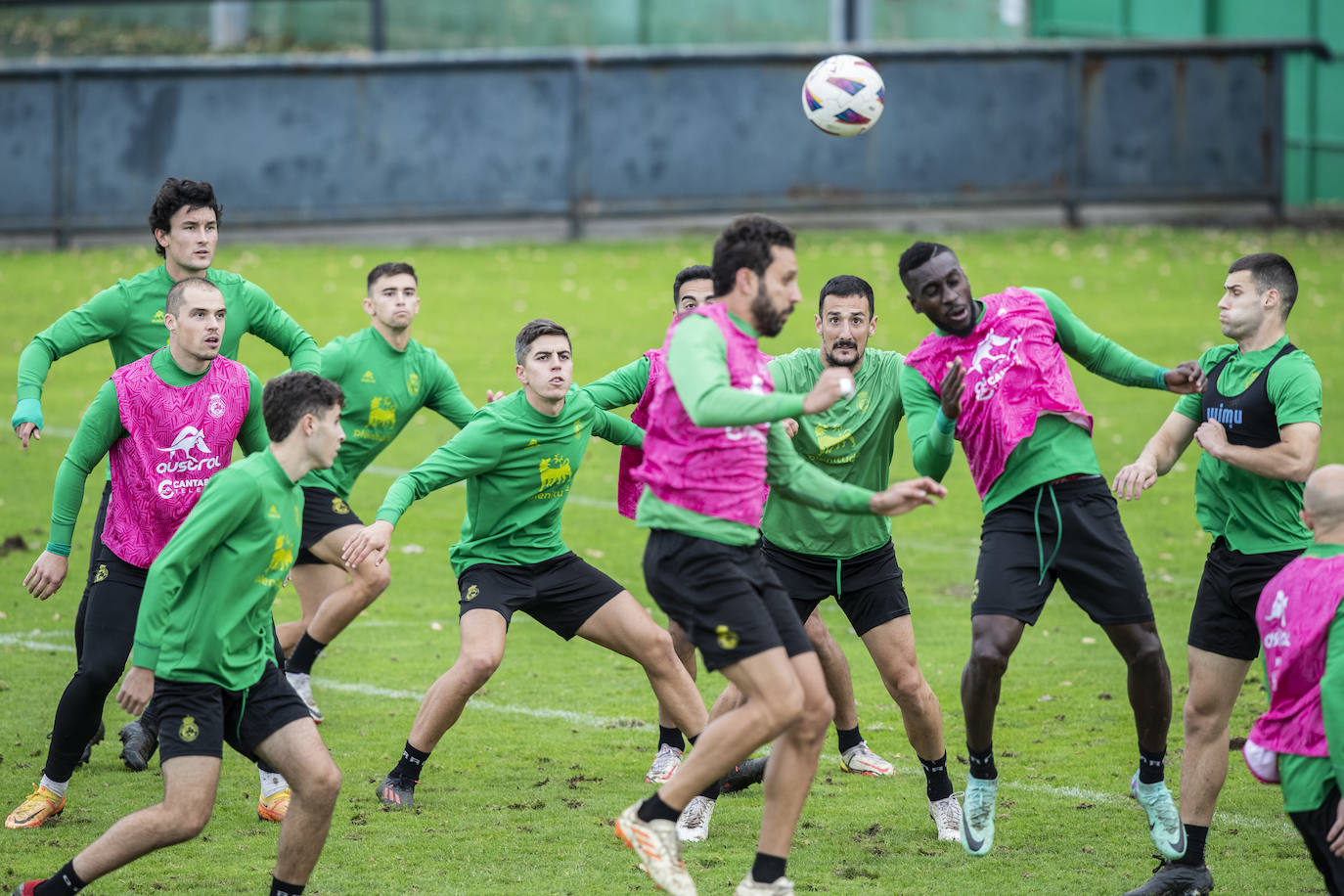 El Racing prepara el partido ante el Valladolid