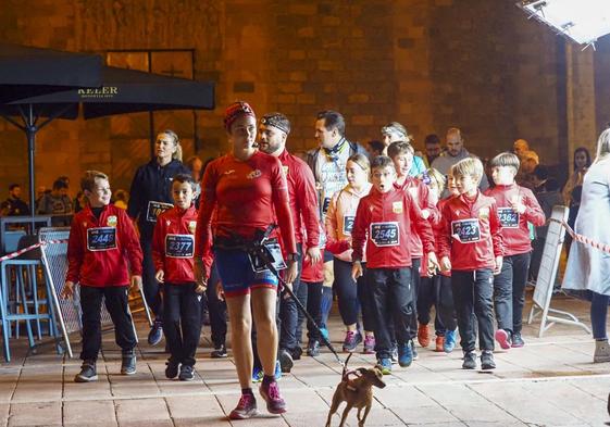 Para todos. Una carrera de cinco kilómetros permitía la participación de los más pequeños. SANE