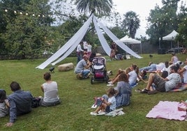 Concierto en los jardines de la Finca del Marqués de Valdecilla de una de las pasadas ediciones.