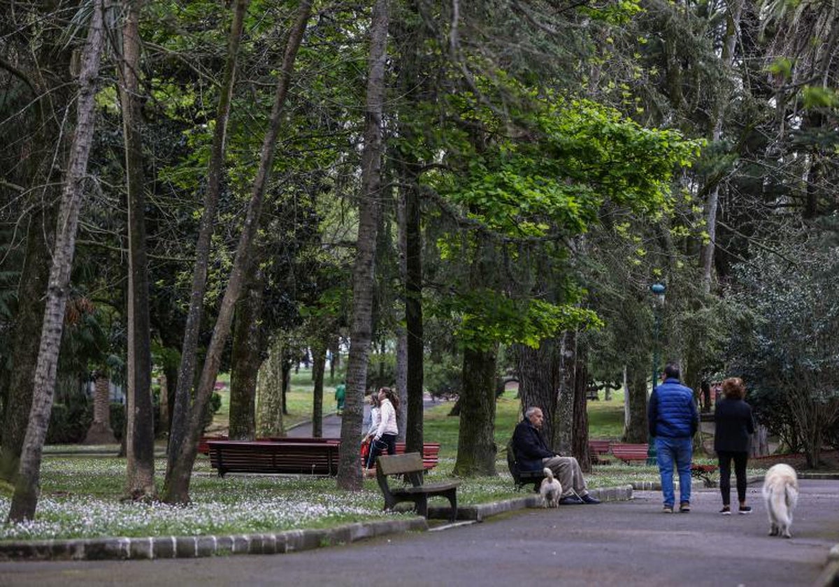 Parque Manuel Barquín, el más importante de la ciudad.