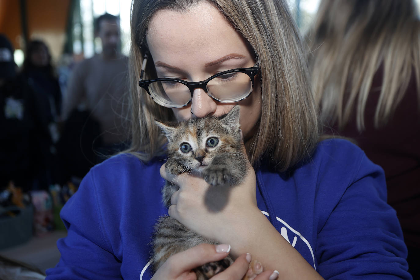 Los gatos participaron por primera vez en el evento.