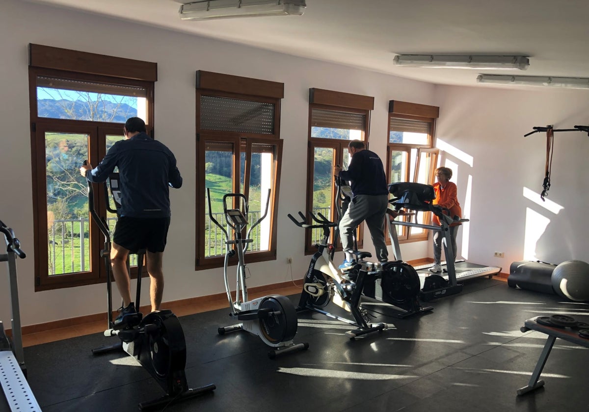 Instalaciones del gimnasio municipal de Herrerías.