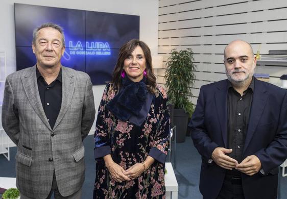 Jesús Serrera, Paula Fernández y Gonzalo Sellers.