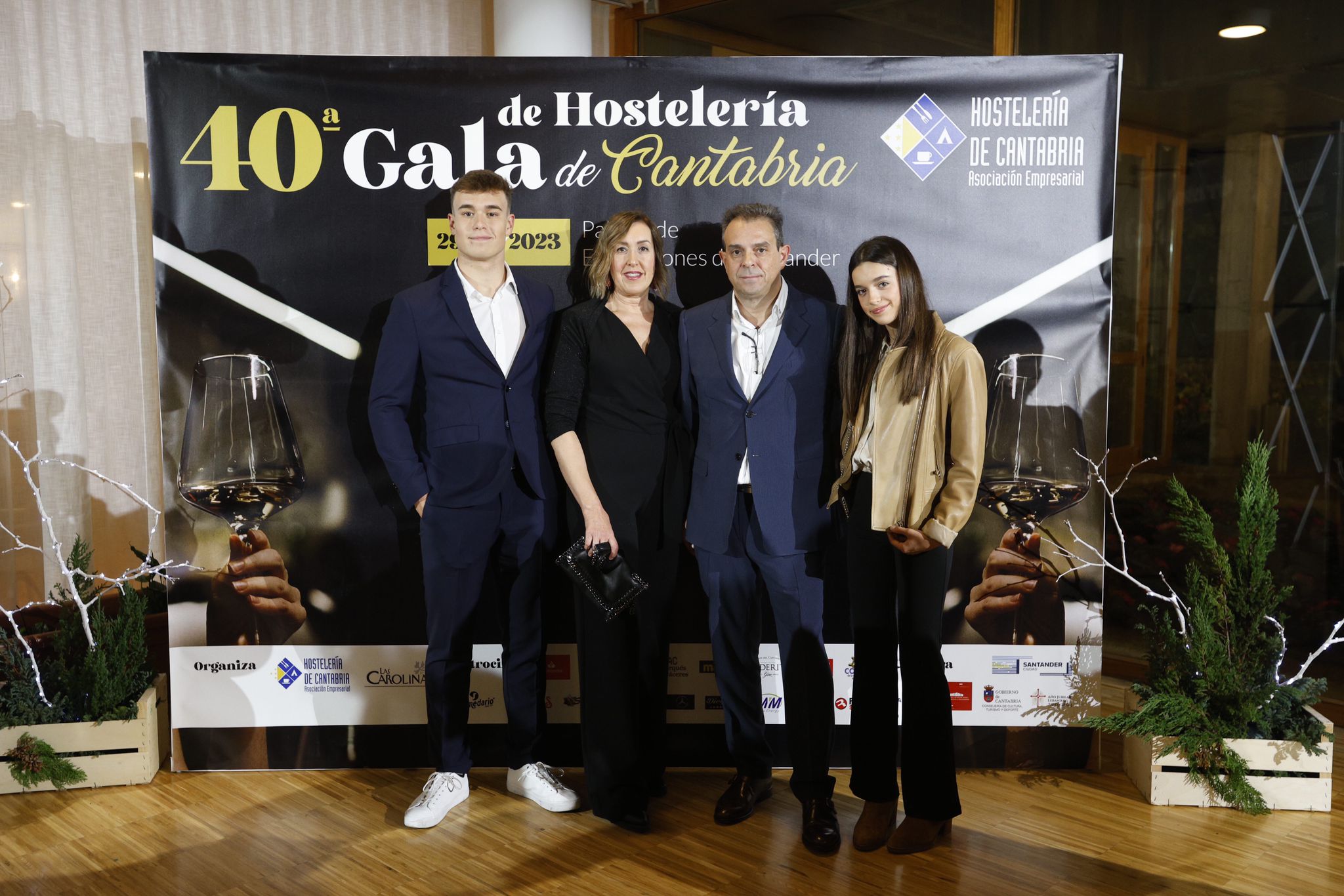 Guillermo Pelayo, Elena Rodríguez, Guillermo Pelayo y Judith Pelayo