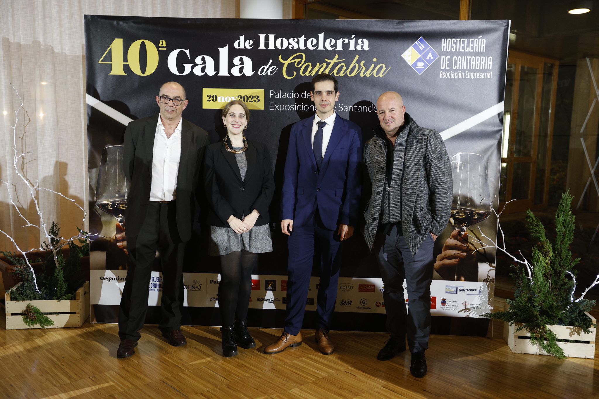 Carlos Castro, Helena Calva, Daniel Bonet y Luis Liaño.